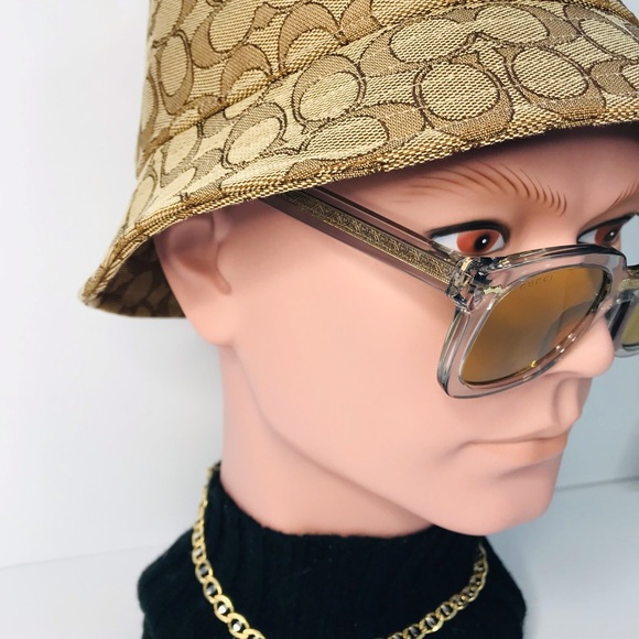 💯 - New Authentic ucci Brown Sunglasses GG0181S 004 50. - Picture 6 of 17